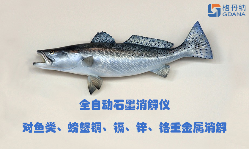 全自動(dòng)石墨消解儀對(duì)魚(yú)類、螃蟹銅、鎘、鋅、鉻重金屬消解