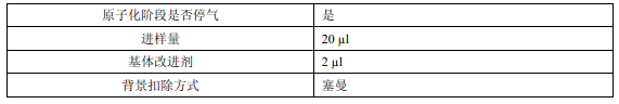 石墨爐原子吸收分光光度法工作條件2